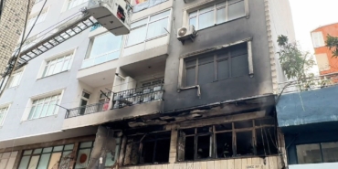 Bahçelievler’de korkutan yangın