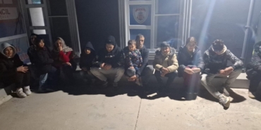 Ayvacık’ta 13 kaçak göçmen yakalandı