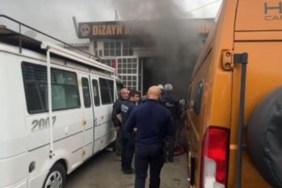 Tekirdağ’da scooter patladı, karavan atölyesi alevlere teslim oldu