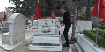 Bayram öncesi, şehitlikte hüzün