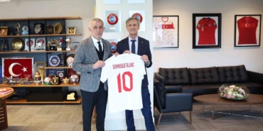 İsviçre Futbol Federasyonu Başkanı Blanc’tan Hacıosmanoğlu’na ziyaret