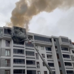 Yangında can pazarı, mahsur kalanlar tek tek kurtarıldı