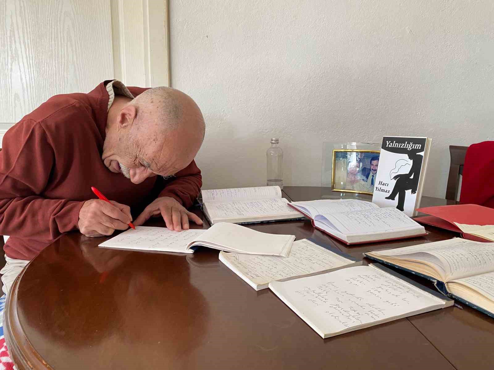 Engelleri kalemiyle aştı