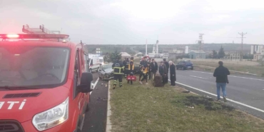 Kırklareli’nde trafik kazası: 2 yaralı