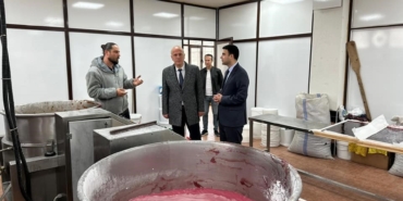 Bilecik’in yöresel ürünü meşhur ayva lokumu üretim tesisine ziyaret