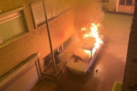 Tofaş Şahin alev alev yandı