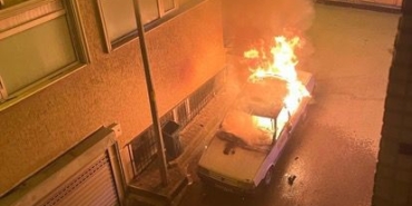 Tofaş Şahin alev alev yandı