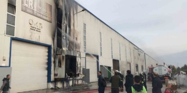 Tekirdağ’da iş yerinde korkutan yangın