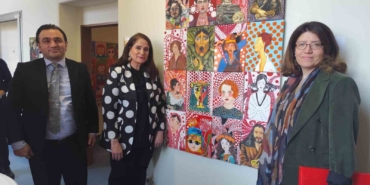 Japon sanatçı Kusama’dan ilham alarak hazırladıkları eserleriyle Bilecik’i temsil ettiler