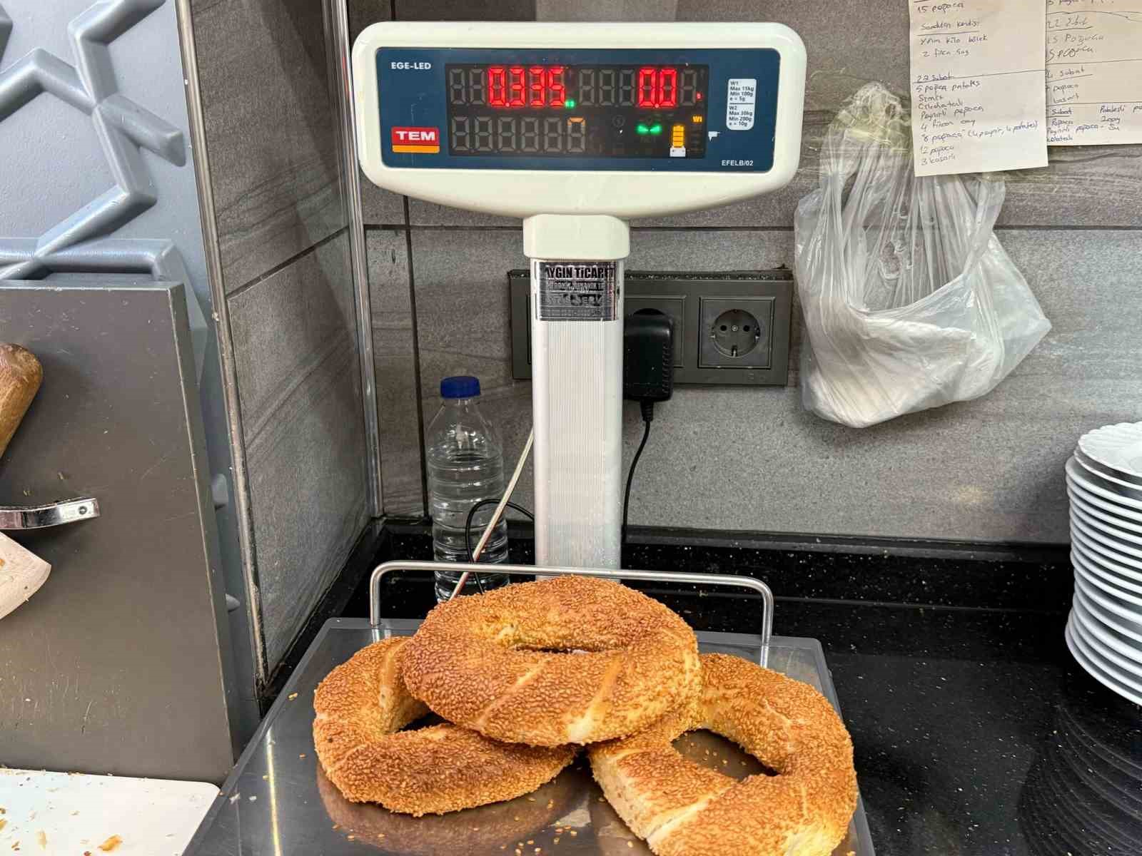 Ramazanın ilk gününde zabıtadan fırınlarda gramaj denetimi