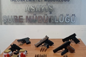 Yalova’da ruhsatsız silah operasyonu: 12 gözaltı