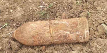 Çanakkale’de mezarlık kazısında bulunan patlamamış top mermisi imha edildi