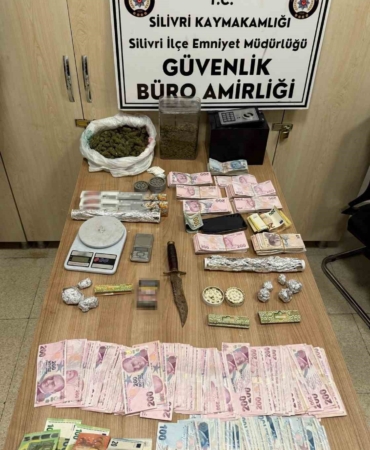 Silivri’de uyuşturucu ticareti yapanlara operasyon