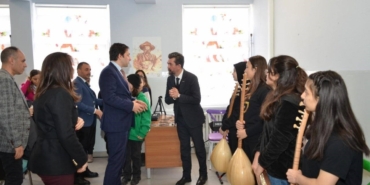 Müzik sınıfı açılışı katılımcılardan büyük ilgi gördü