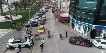 Gemlik’te dronlu denetim