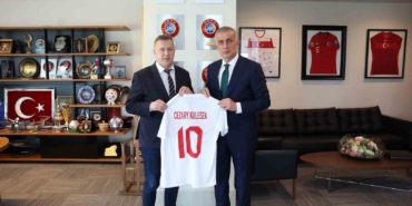 Cezary Kulesza’dan, TFF Başkanı Hacıosmanoğlu’na ziyaret