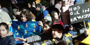 Çocuklar, Ramazan ayını coşkuyla karşıladılar