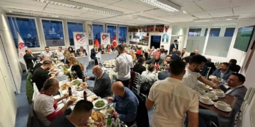 Avrupa Türk Futbol Federasyonu’nun genel merkezinde iftar programı gerçekleştirildi