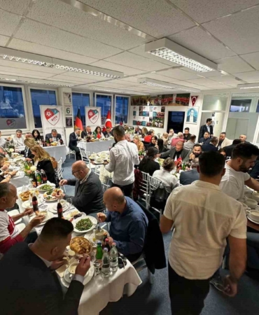 Avrupa Türk Futbol Federasyonu’nun genel merkezinde iftar programı gerçekleştirildi