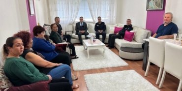 Kaymakam İlyas Memiş şehit ailelerini ziyaret etti