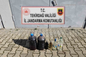 Tekirdağ’da 146 litre sahte içki ele geçirildi