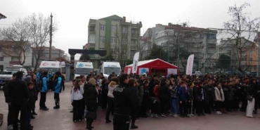 Okulda deprem tatbikatı yapıldı