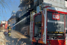 Çerkezköy’de suni deri fabrikasında yangın