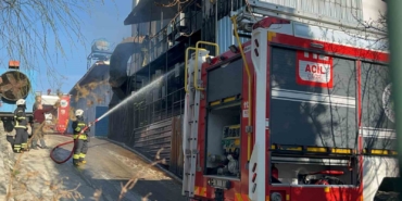 Çerkezköy’de suni deri fabrikasında yangın