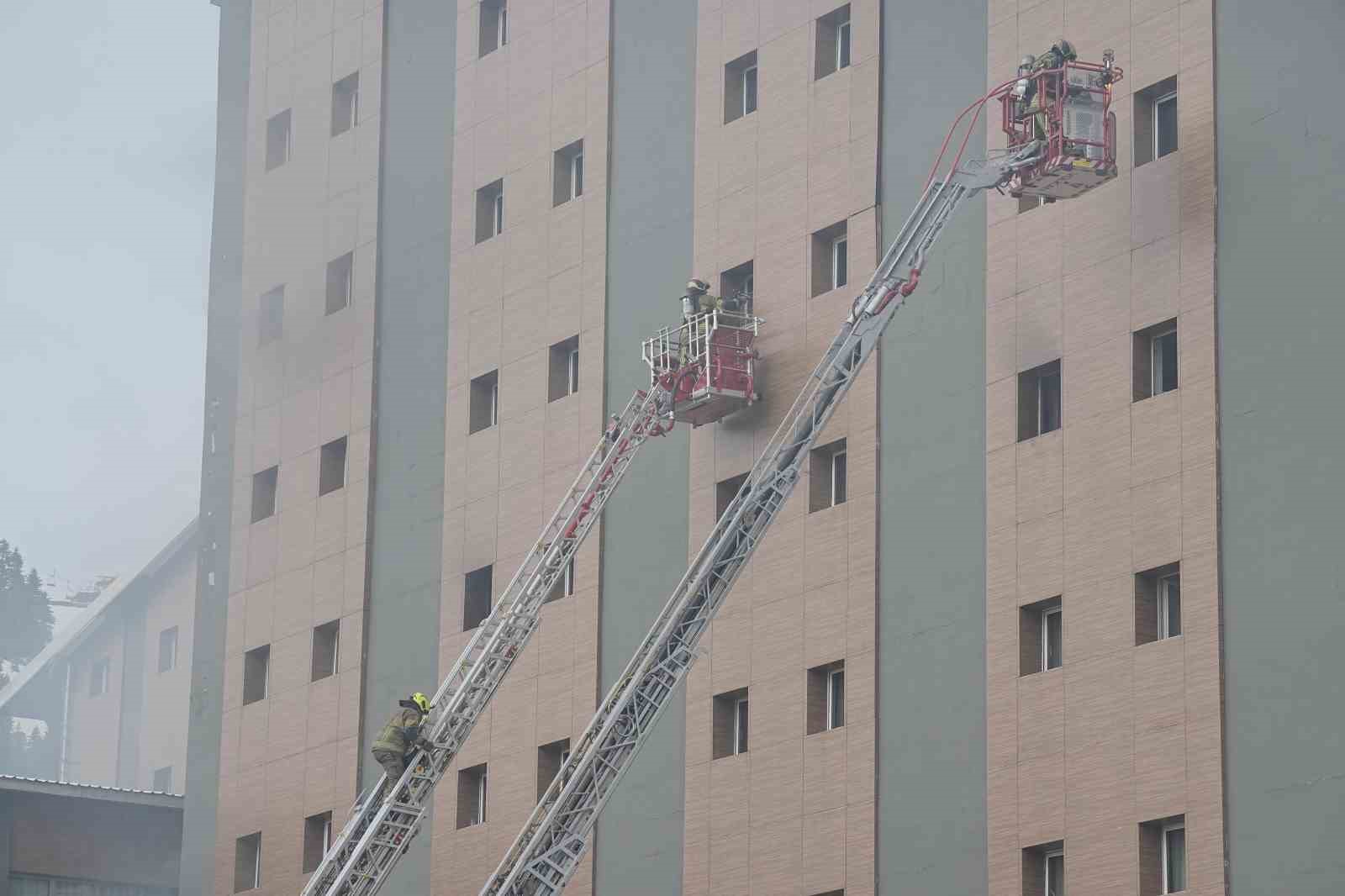 Uludağ’da Kervansaray Otel’de yangın