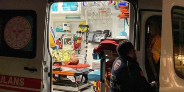 Mermer atölyesinde soba faciası: 1 işçi yaralandı