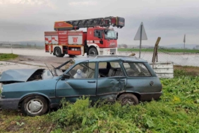 Gönen-Bandırma karayolunda trafik kazası: 1 yaralı