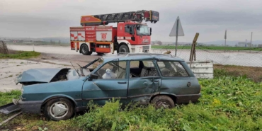 Gönen-Bandırma karayolunda trafik kazası: 1 yaralı