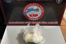 Keşan’da polisin durdurduğu şüpheliden 719,96 gram uyuşturucu ele geçirildi