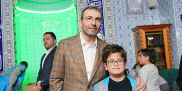 Başkan Ahmet Cin’den &quot;Çocuklu Cami&quot;de anlamlı buluşma