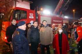 Vali Aygöl, yangın bölgesinde incelemelerde bulundu