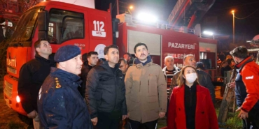 Vali Aygöl, yangın bölgesinde incelemelerde bulundu