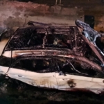 D-100 Karayolu’nda bariyere giren araç alev aldı: 1 ağır yaralı