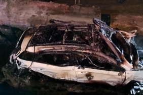 D-100 Karayolu’nda bariyere giren araç alev aldı: 1 ağır yaralı