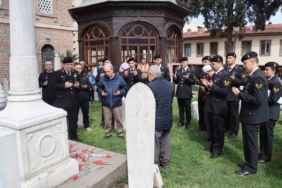 Zağnos Paşa Camii haziresinde yatan Şehit Yüzbaşı Necati Bey anıldı