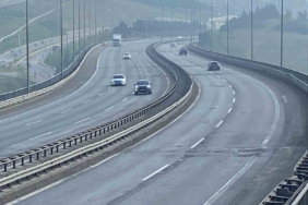 Bayram tatilinin ilk günü otoyol boş kaldı