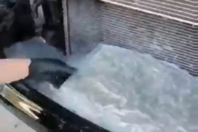 Otomobilin radyatör ve tamponundan 17,5 kilo esrar ele geçirildi