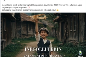 İnegöllülerin uçak bağışı, yapay zekayla günü yüzüne çıktı