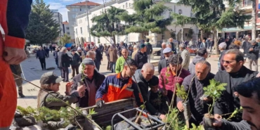 Kocaali’de vatandaşlara ücretsiz meyve fidanı dağıtıldı