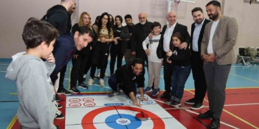 Darıca’da curling turnuvası heyecanı