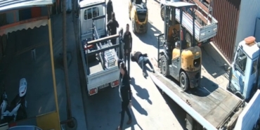 Edirne’de forklift kazasında 1 kişi feci şekilde hayatını kaybetti: O anlar kamerada