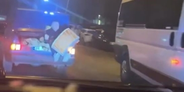 Ramazan davulcusu otomobilin bagajında davul çaldı: O anlar kamerada