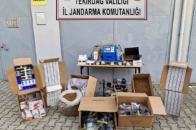 Tekirdağ’da jandarmadan silah ve kaçak tütün operasyonu