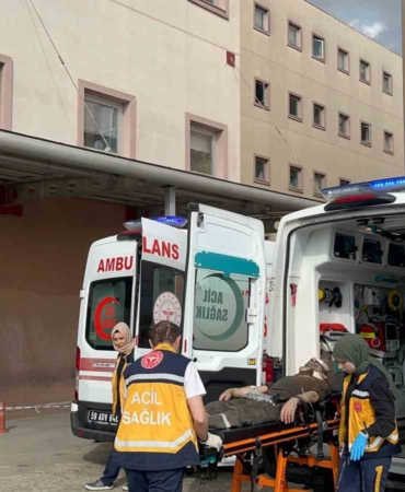 Tekirdağ’da iş kazası: Fırlayan körük tası başından yaraladı