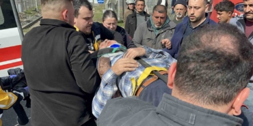 Bisikletli yaşlı adama tren çarptı