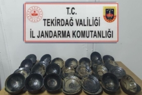 Tekirdağ’da denizde tarihi eser operasyonu: 50 tabak ele geçirildi